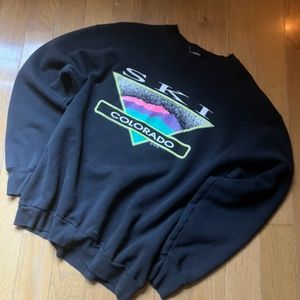 1990 Vintage Colorado Ski Crewneck